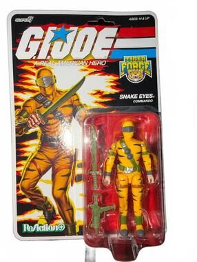 G.I. Joe Tiger Force Snake Eyes Commando Action Figure - New with Tags